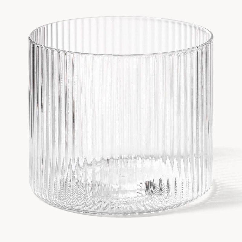 Set bicchieri acqua vetro soffiato ripple 200ml - Ferm Living